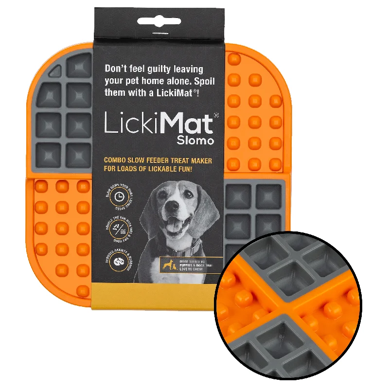 - Dog toy recommendationsOrange LickiMat Slomo