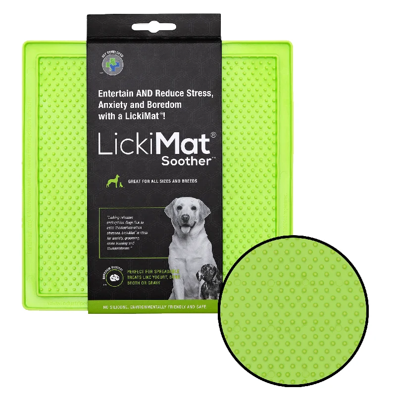 - Pet teething toy recommendationsGreen LickiMat Soother