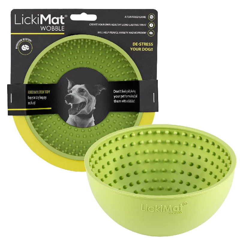 - Precautions for using pet toysGreen LickiMat Wobble Bowl