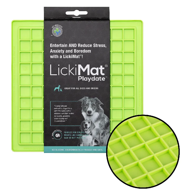 - Bird toy recommendationsGreen LickiMat Playdate