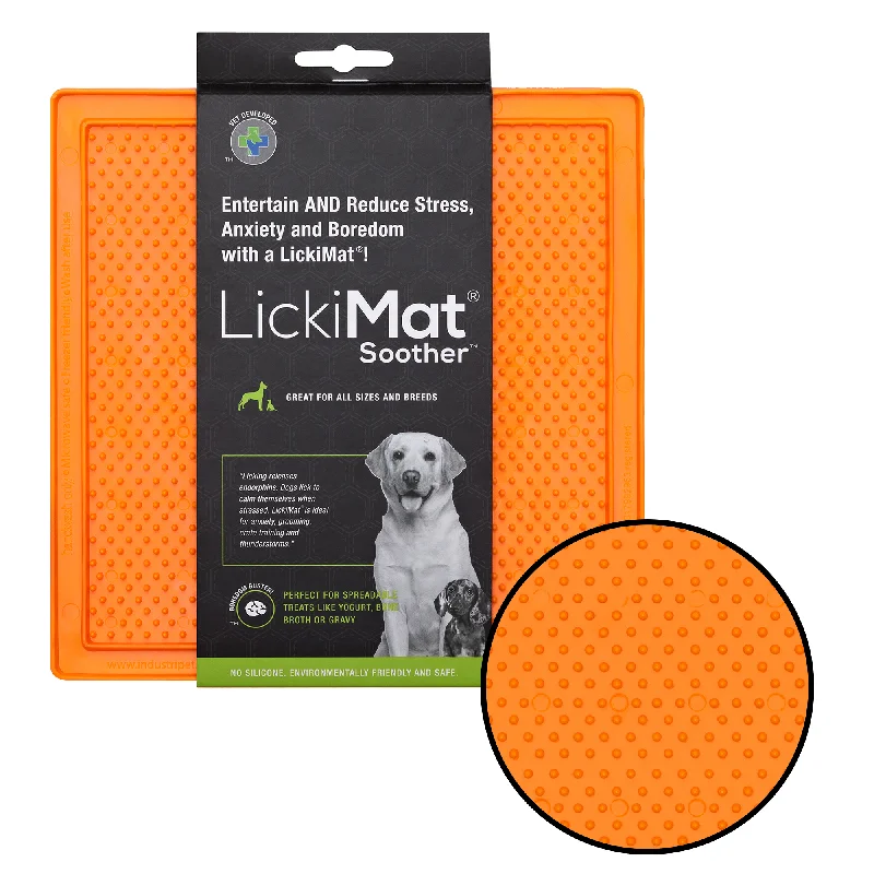 - Pet educational toy recommendationsOrange LickiMat Soother