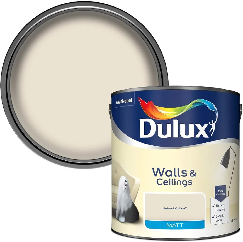 - Winter warm clothes for short-haired dogsDulux Walls & Ceilings Matt Emulsion Paint - Natural Calico - 2.5L