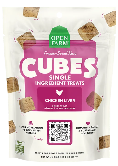 ---Open Farm Freeze Dried Raw Single Ingredient Chicken Liver Treat