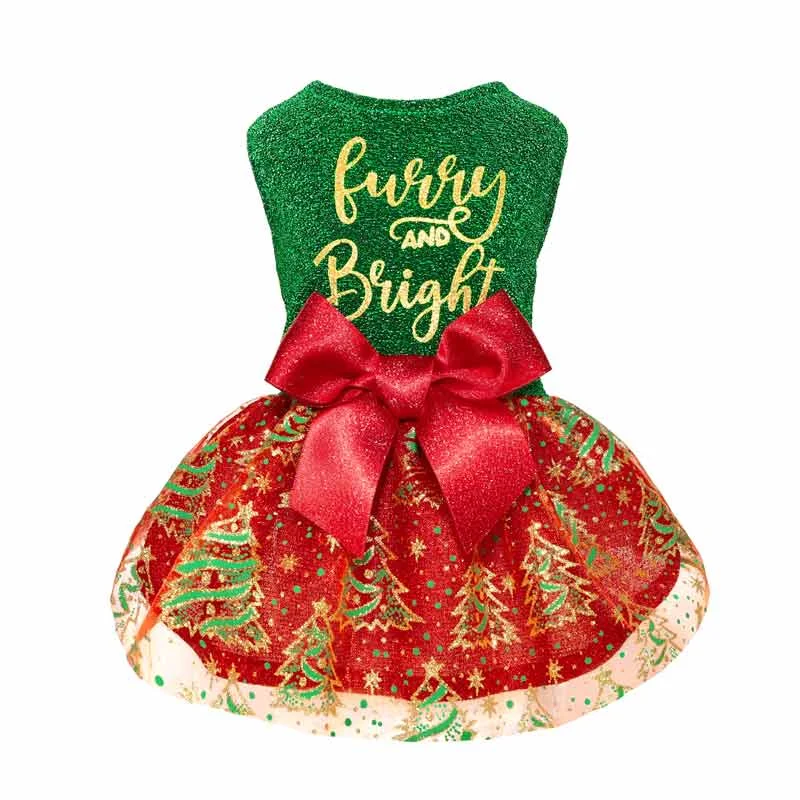 - Dog anti-slip matFurry and Bright Christmas Dog Dress