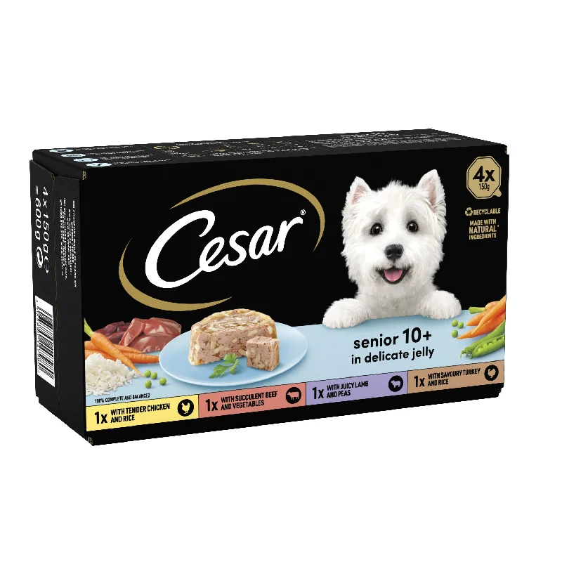 - Hill's Science Diet cat food price Cesar Senior 10+ In Delicate Jelly 4x150g (Pack of 4) - Hill's Science Diet cat food price Cesar Senior 10+ In Delicate Jelly 4x150g (Pack of 4)