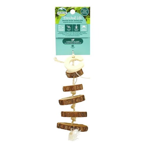 - Pregnant cat delivery room warming boxEnriched Life - Wood Disk Dangler