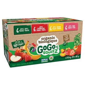 Pet ProductsGoGo squeez Organic Fruit Sauce 24 × 90 g