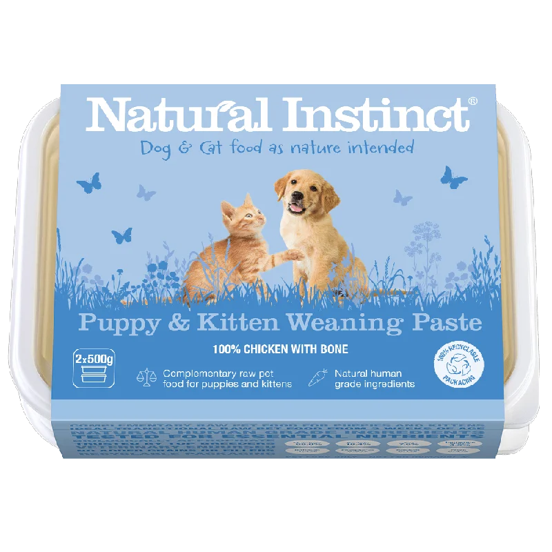  -Chicken-flavored dog foodPuppy & Kitten Weaning Paste