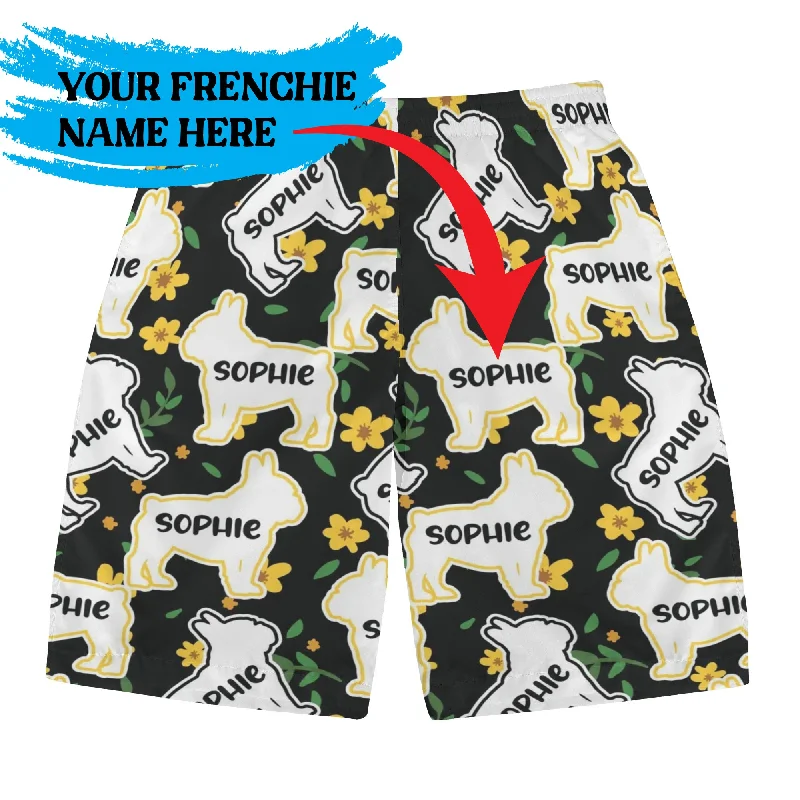 - Cat stress soothing sprayCustom Mens All Over Print Shorts with French Bulldog Name - Cat stress soothing sprayCustom Mens All Over Print Shorts with French Bulldog Name