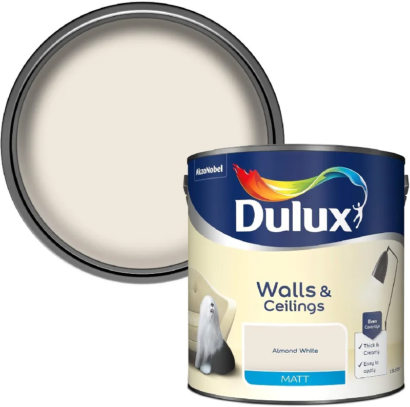  -Non-contact cat thermometerDulux Matt Emulsion Paint For Walls And Ceilings - Almond White 2.5 Litres