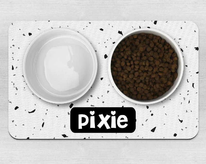 - Durable nylon dog leash wholesalePersonalised White Terrazzo Design Neoprene Pet Bowl Placemat - Durable nylon dog leash wholesalePersonalised White Terrazzo Design Neoprene Pet Bowl Placemat