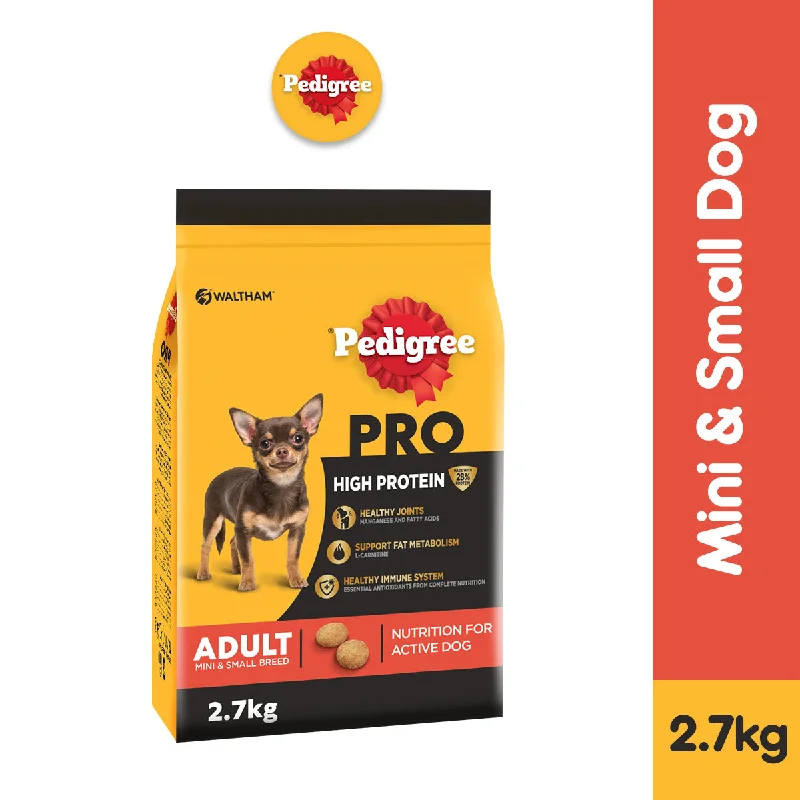 - The effect of dog food on dental healthPEDIGREE® PRO High Protein Mini and Small Breed Chicken & Lamb