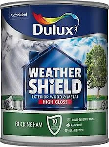  -Anti-scratch scratching board AND cat bed in oneDulux Weather Shield Exterior High Gloss Paint, 2.5 L - Black