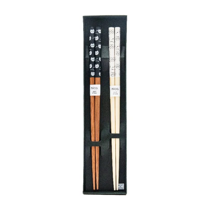 - Cat hair ball removal and hair removal creamNico Cat Bamboo Chopsticks 22.5cm 2pcs - Cat hair ball removal and hair removal creamNico Cat Bamboo Chopsticks 22.5cm 2pcs