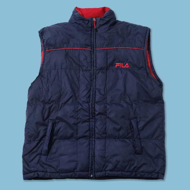 - Smart cat litter box with automatic cleaningVintage Fila Puffer Vest XLarge