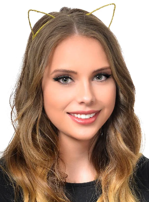 - Remote interactive pet feederWire Cat Ears Wrapped in Gold Ribbon Costume Headband - Remote interactive pet feederWire Cat Ears Wrapped in Gold Ribbon Costume Headband