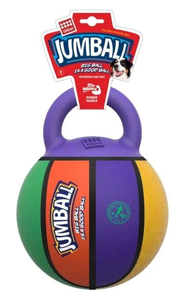 - Organic cotton dog bibsGiGwi Jumball Basketball Ball with Rubber Handle (Multi)