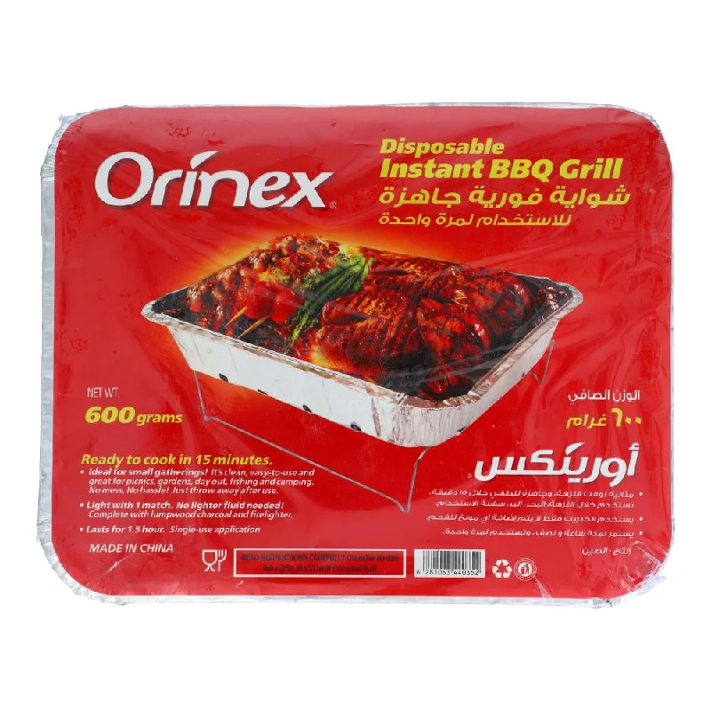 - Car dog seat beltORINEX DISPOSABLE INSTANT BBQ GRILL 600 GM