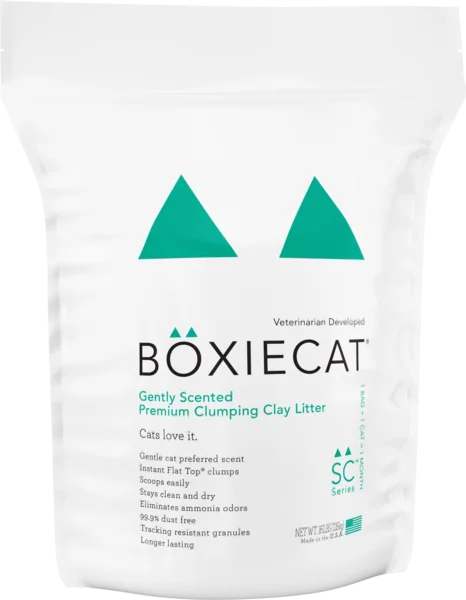 - Smart cat litter box with automatic cleaningBoxieCat Gently Scented Clumping Litter (40lb)