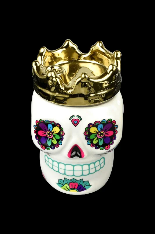  -Splash-proof food bowl AND Anti-choking slow food bowlSugar Skull Ceramic Ashtray & Jar - Bulk 6 Pack