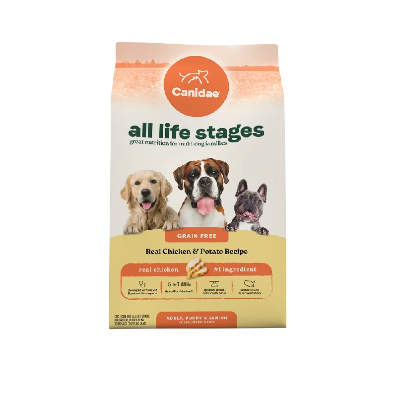 - Pet stroller can be taken on the planeCanidae All Life Stages Dry Dog Food Real Chicken & Potato Recipe - Pet stroller can be taken on the planeCanidae All Life Stages Dry Dog Food Real Chicken & Potato Recipe