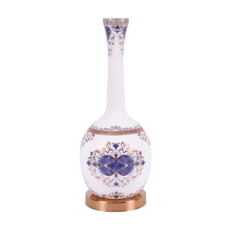 ---VASE WHITE/BLUE IR