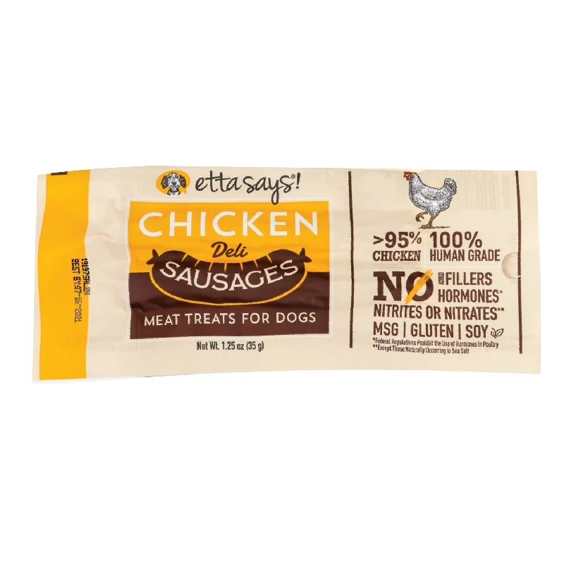 - Natural latex pet mattressEtta Says Deli Sausage Chicken 1.25oz