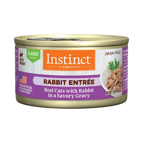 - Automatic temperature adjustment cat bedNature's Variety Instinct Flaked Rabbit Entrée Wet Cat Food