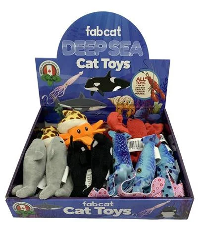  -Anti-scratch scratching board AND cat bed in oneFab Cat Deep Sea Catnip Toy Asst