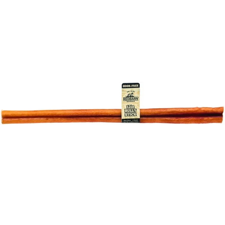 - Dog food helps the digestive systemREDBARN  12" Bully Stick *Clearance*