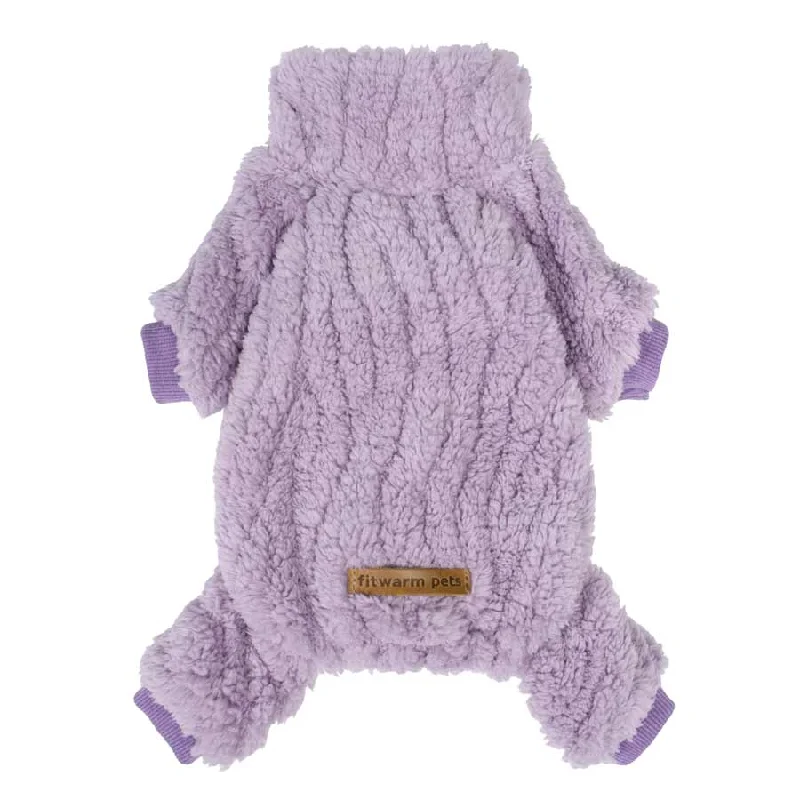 - ​​Christmas pet Christmas clothingCollared Neck Fleece Dog Pajamas