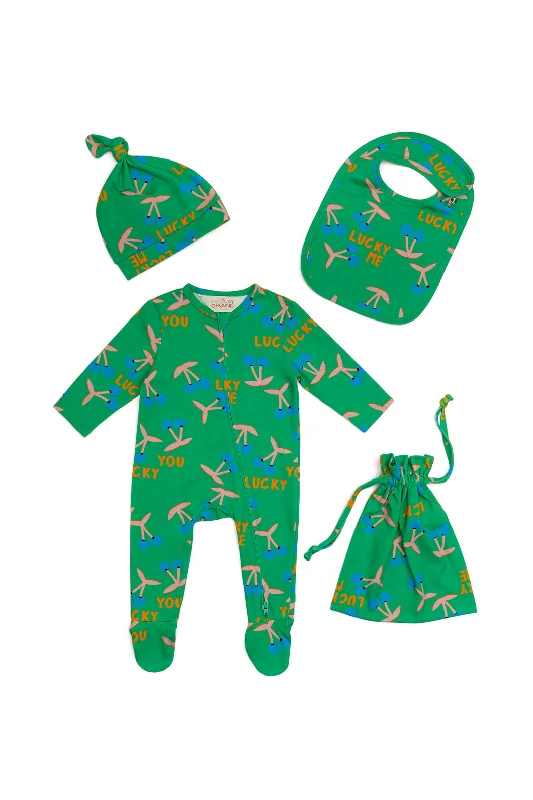 - Organic cotton dog bibsLucky You Baby Gift Pk