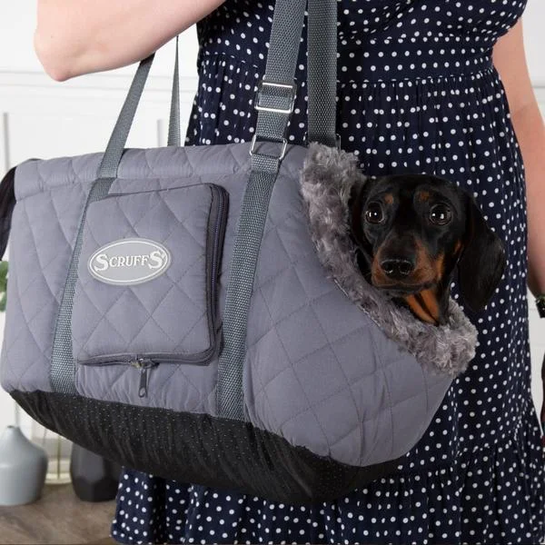 Pet ProductsScruffs Wilton Dog Carrier Grey