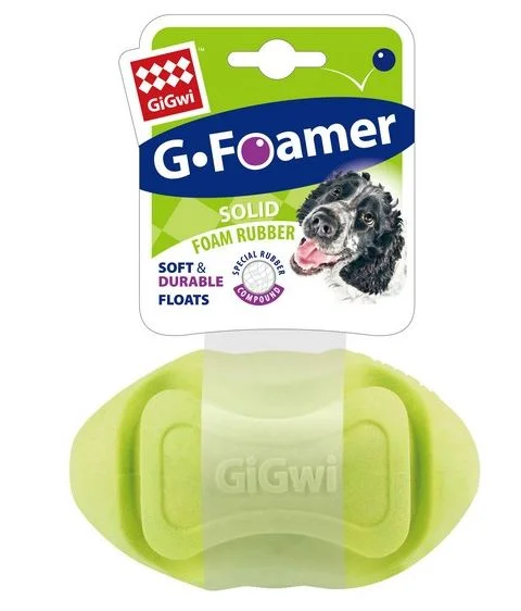 - Custom pet birthday cakeGiGwi Foamer TPR Rugby (Green)