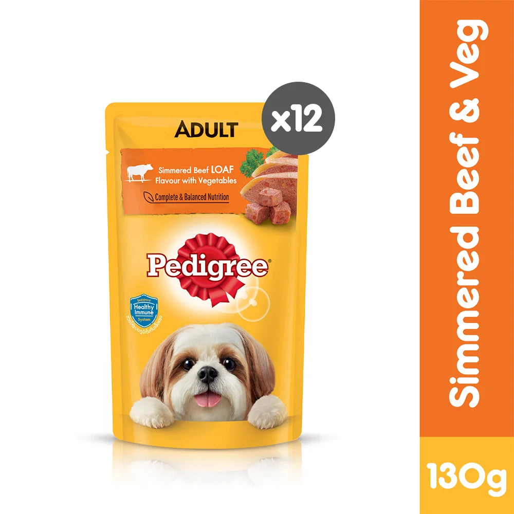 - Crave dog food reviewPEDIGREE® Dog Food Wet Adult Simmered Beef Loaf Flavour with Vegetables 130g [12pcs]