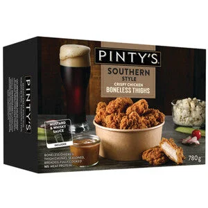 - Foldable and portable cat bagPinty's Southern Style Crispy Boneless Chicken Thighs