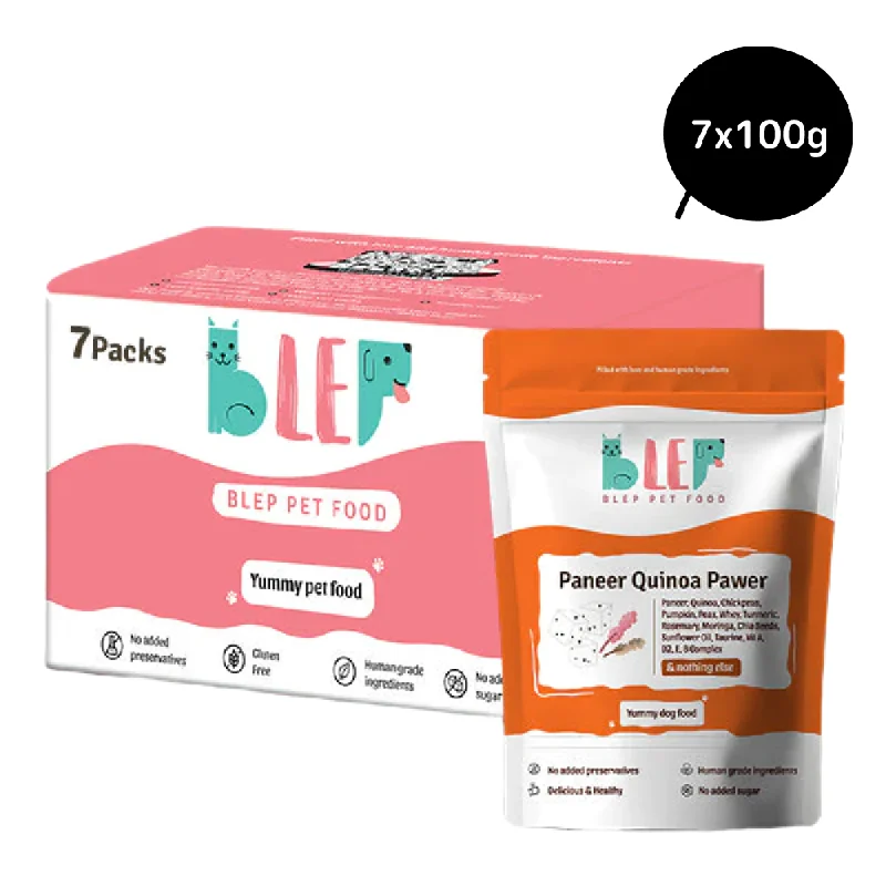 - Elderly dog ​​joint care mattressBLEP Paneer Quinoa Pawer Dog Wet Food (100g)