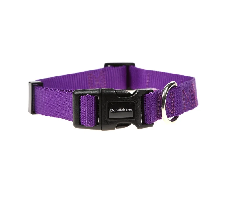 - Winter warm clothes for short-haired dogsDoodlebone Violet Purple Dog Collar
