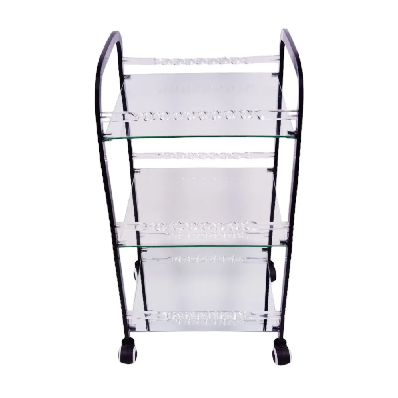 ---CORNER RACK ACRYLIC 0036 WHITE/BLACK