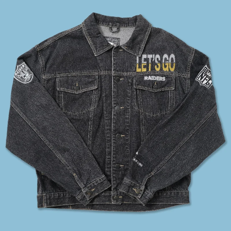 - Remote interactive pet feederVintage Deadstock Los Angeles Raiders Denim Jacket Large - Remote interactive pet feederVintage Deadstock Los Angeles Raiders Denim Jacket Large