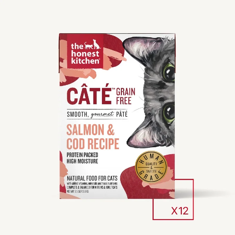 - Air box TSA certified check-inThe Honest Kitchen Cate Salmon Cod 5.5oz