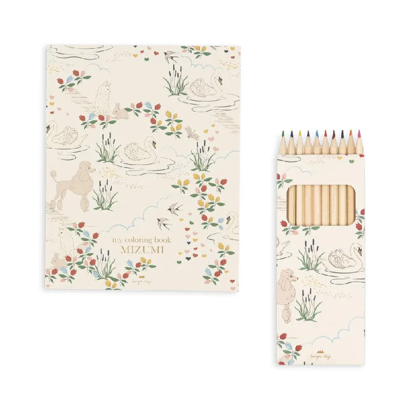 - Foldable and portable cat bagKonges Sløjd Colouring Book + Pencils MIZUMI