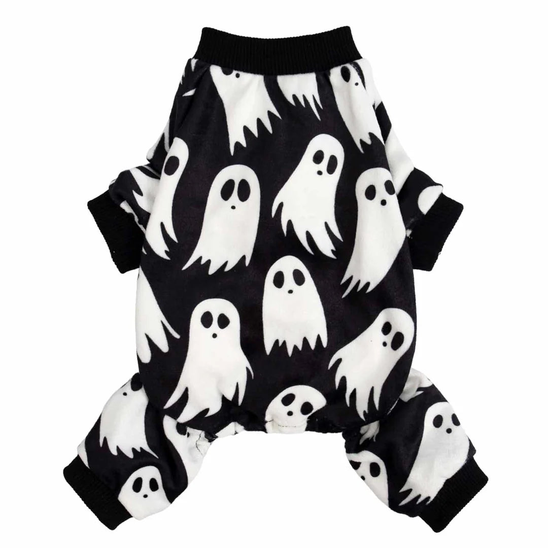 Pet night clothes with LED lightsHalloween Ghost Pajamas