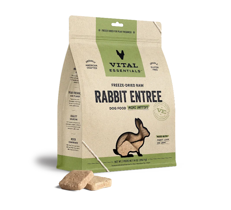 - Solid wood cat climbing frame customizedVital Essentials Freeze-Dried Raw Rabbit Entrée Mini Patties Dog Food
