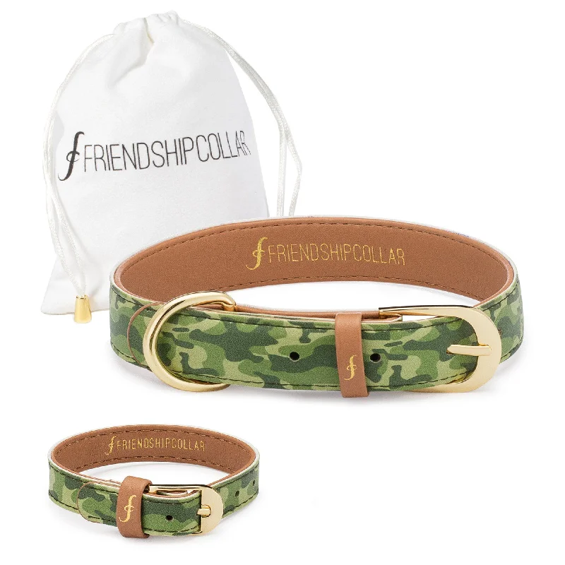 - Durable nylon dog leash wholesaleCamo Dog Friendship Collar & Bracelet Set