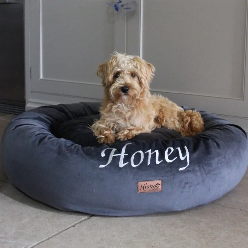 - Durable nylon dog leash wholesalePersonalised Donut Dog Bed In Grey Velvet