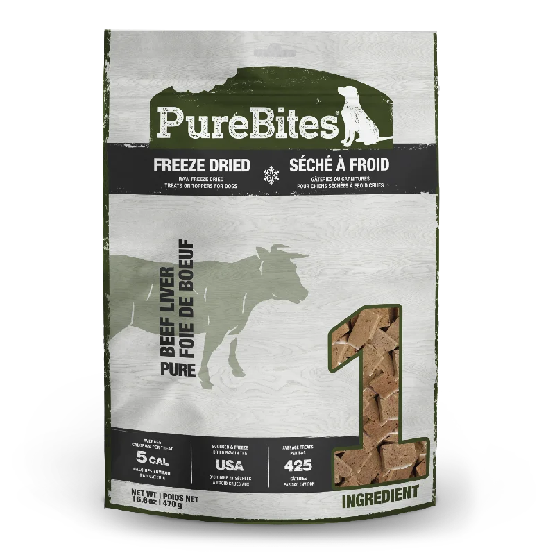 - Tear stain dog foodPureBites Beef Liver Dog