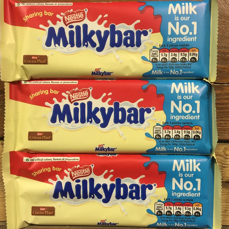 - Summer pet ice mat3x Milkybar White Chocolate Sharing Bars (Broken Bars) (3x90g)