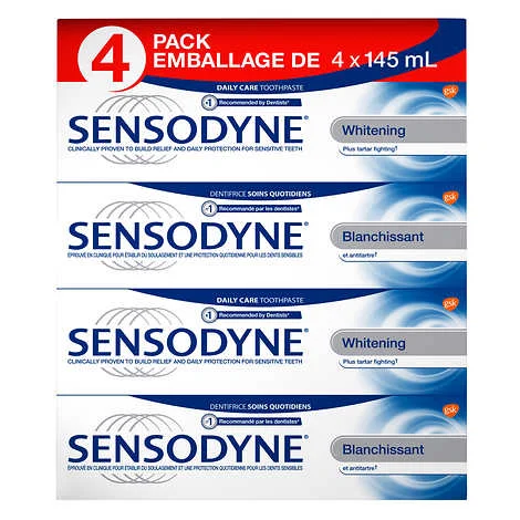 - Pet vitamin complex nutrition tabletsSensodyne Whitening Toothpaste 4 x 145 mL