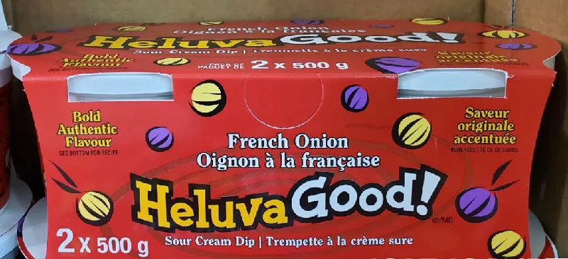 - Degradable pet feces bagHeluva Good French Onion Dip